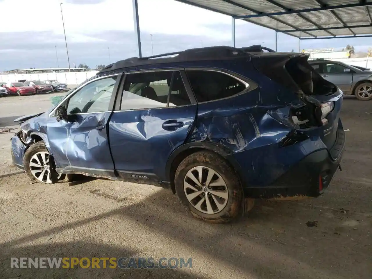 2 Photograph of a damaged car 4S4BTADC7M3203185 SUBARU OUTBACK 2021