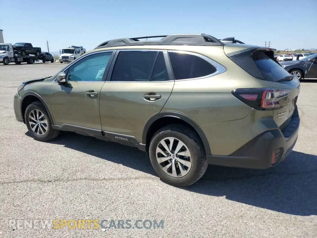 2 Photograph of a damaged car 4S4BTADC8M3113916 SUBARU OUTBACK 2021
