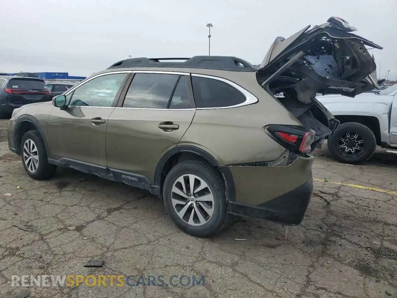 2 Photograph of a damaged car 4S4BTADC8M3130862 SUBARU OUTBACK 2021