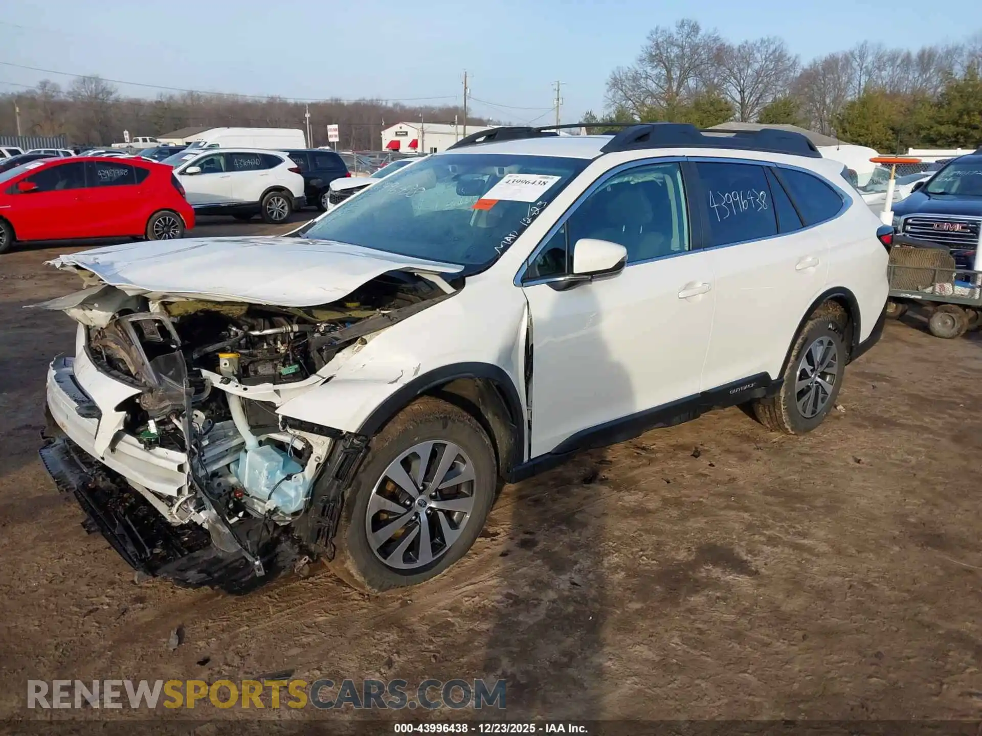 2 fotografías del automóvil dañado 4S4BTADC9M3117828 SUBARU OUTBACK 2021