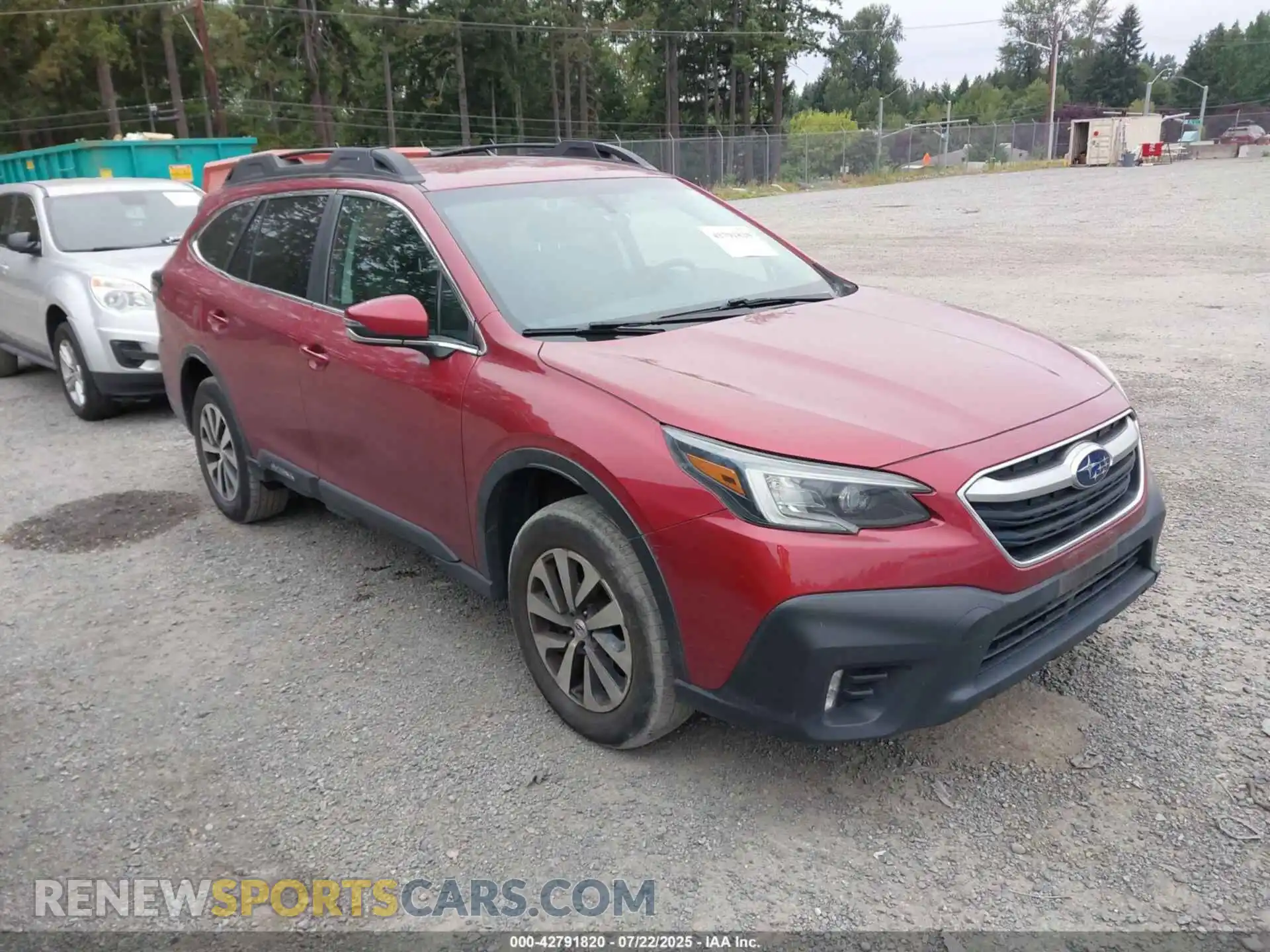 1 Photograph of a damaged car 4S4BTADC9M3117974 SUBARU OUTBACK 2021