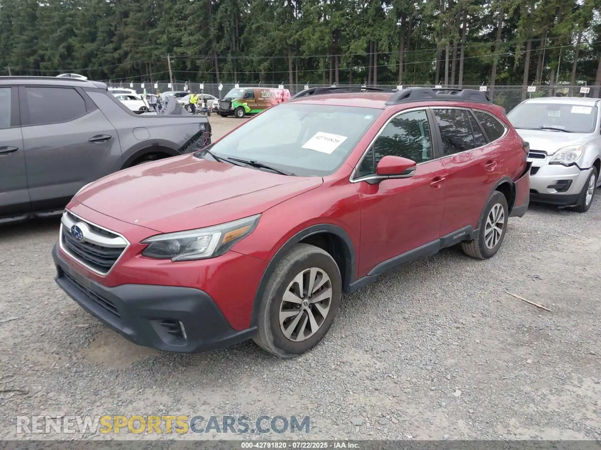 2 Photograph of a damaged car 4S4BTADC9M3117974 SUBARU OUTBACK 2021