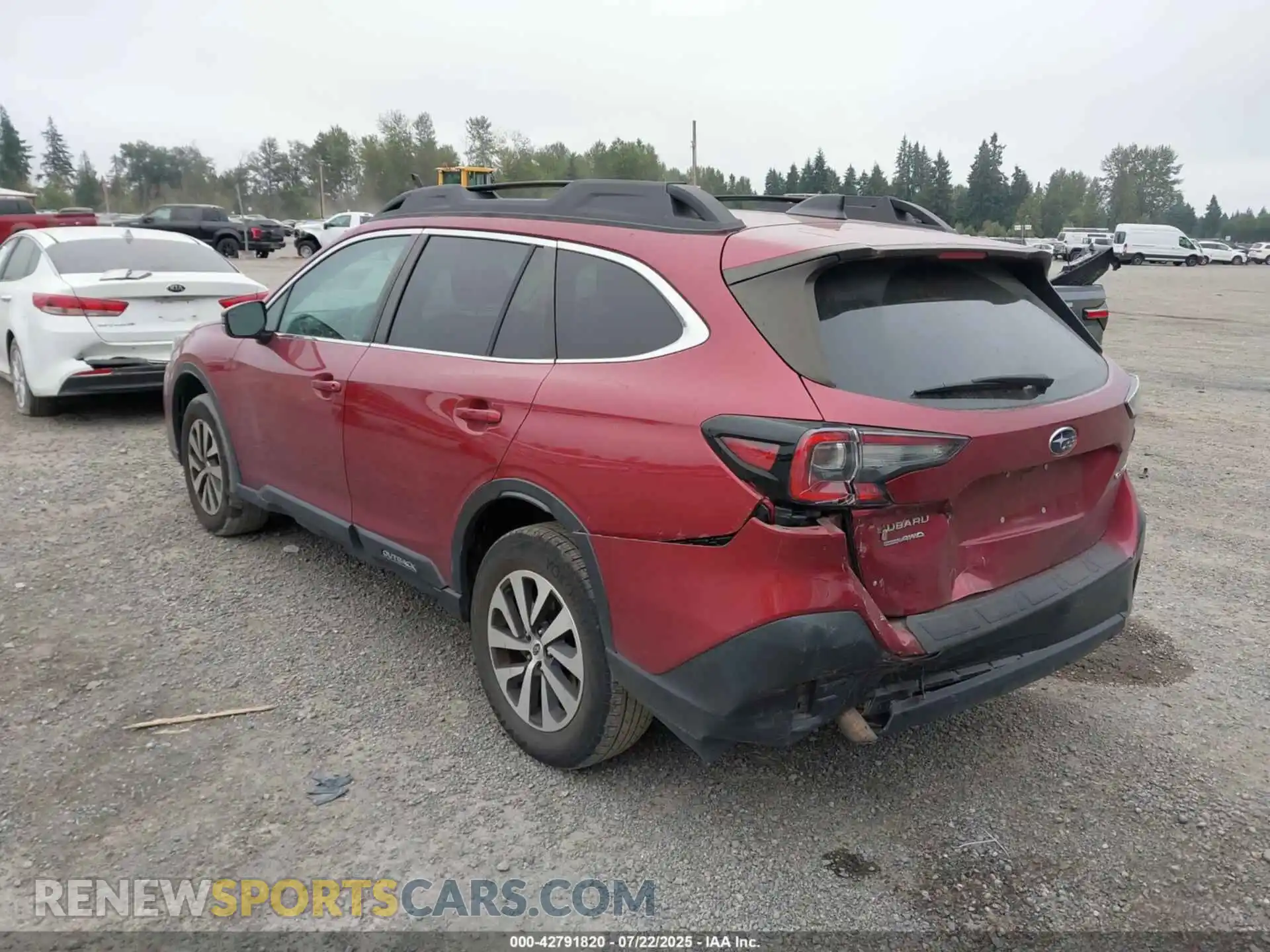 3 Photograph of a damaged car 4S4BTADC9M3117974 SUBARU OUTBACK 2021