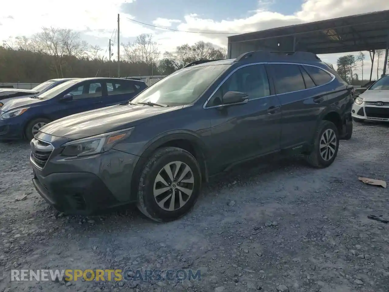 1 Photograph of a damaged car 4S4BTADC9M3197129 SUBARU OUTBACK 2021