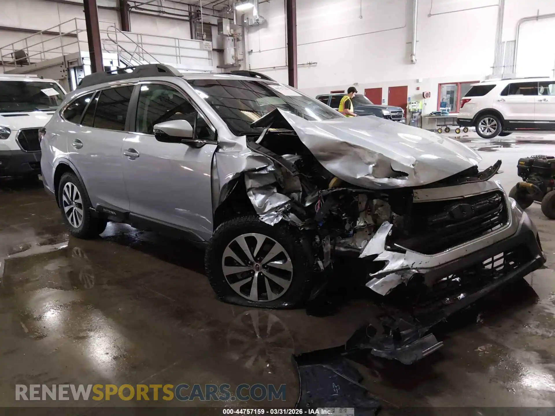 1 Photograph of a damaged car 4S4BTADCXM3128689 SUBARU OUTBACK 2021