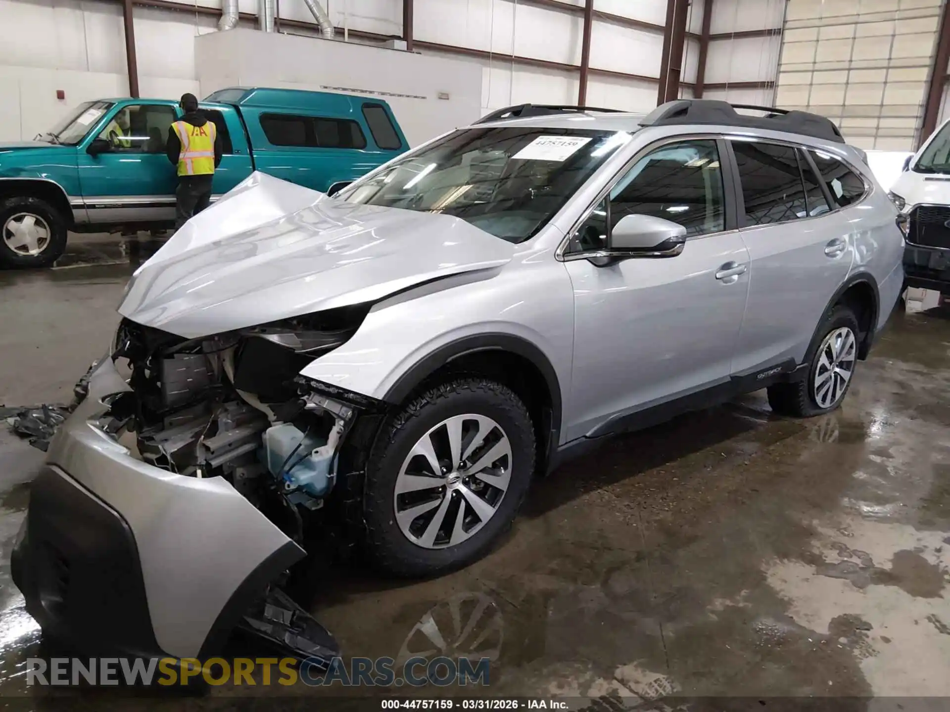 2 Photograph of a damaged car 4S4BTADCXM3128689 SUBARU OUTBACK 2021