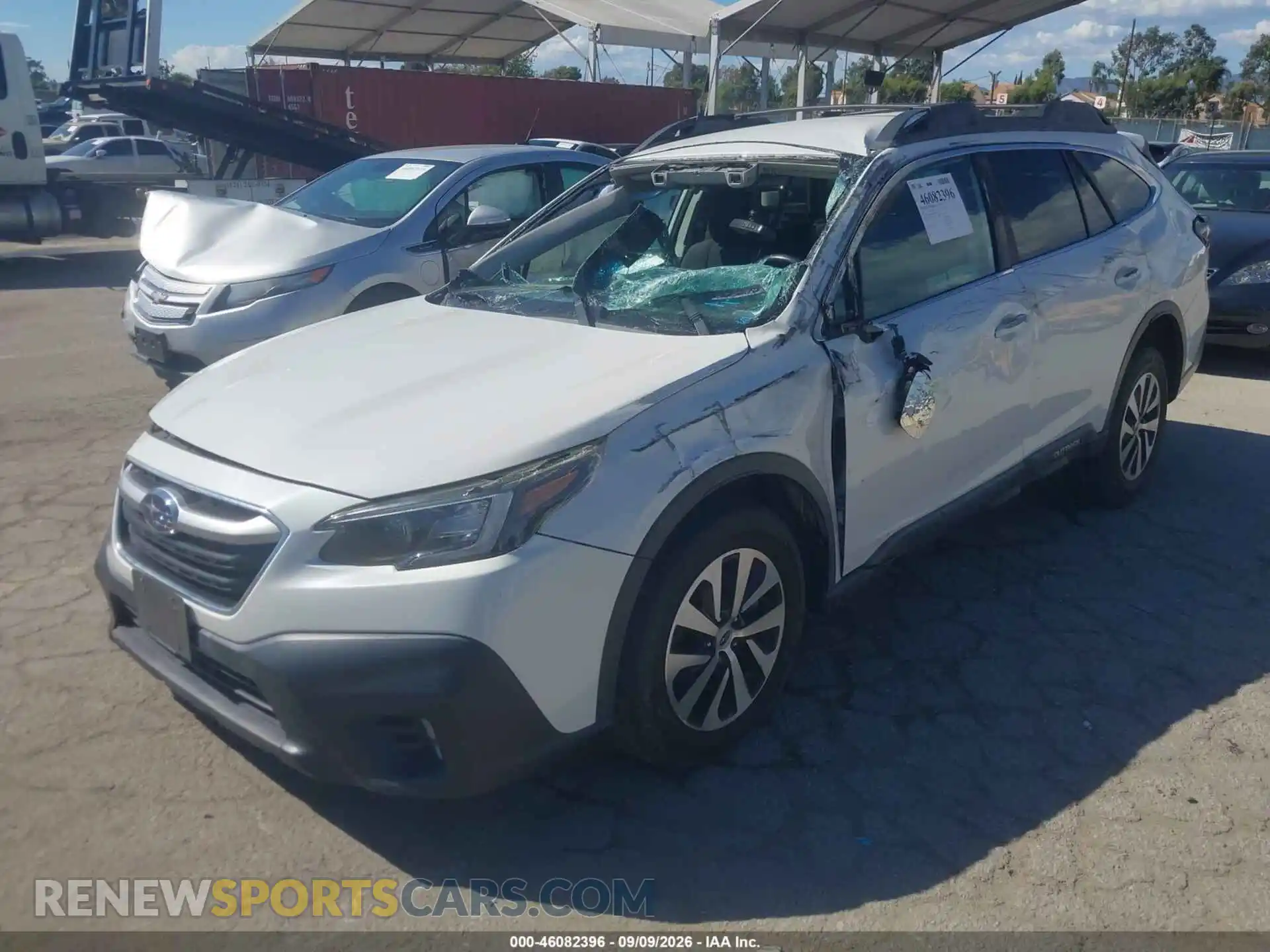 2 Photograph of a damaged car 4S4BTADCXM3130829 SUBARU OUTBACK 2021