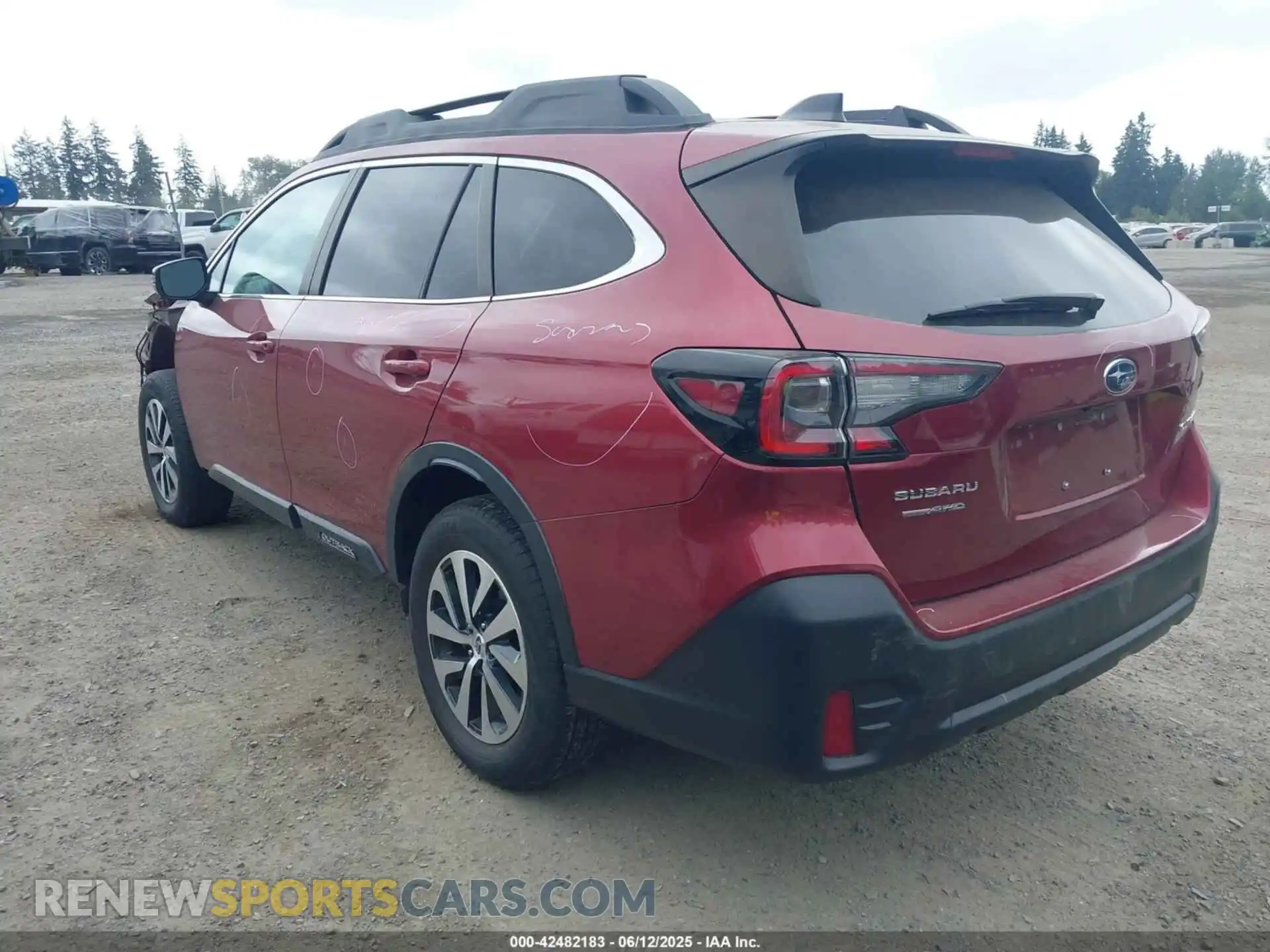 3 Photograph of a damaged car 4S4BTADCXM3143726 SUBARU OUTBACK 2021