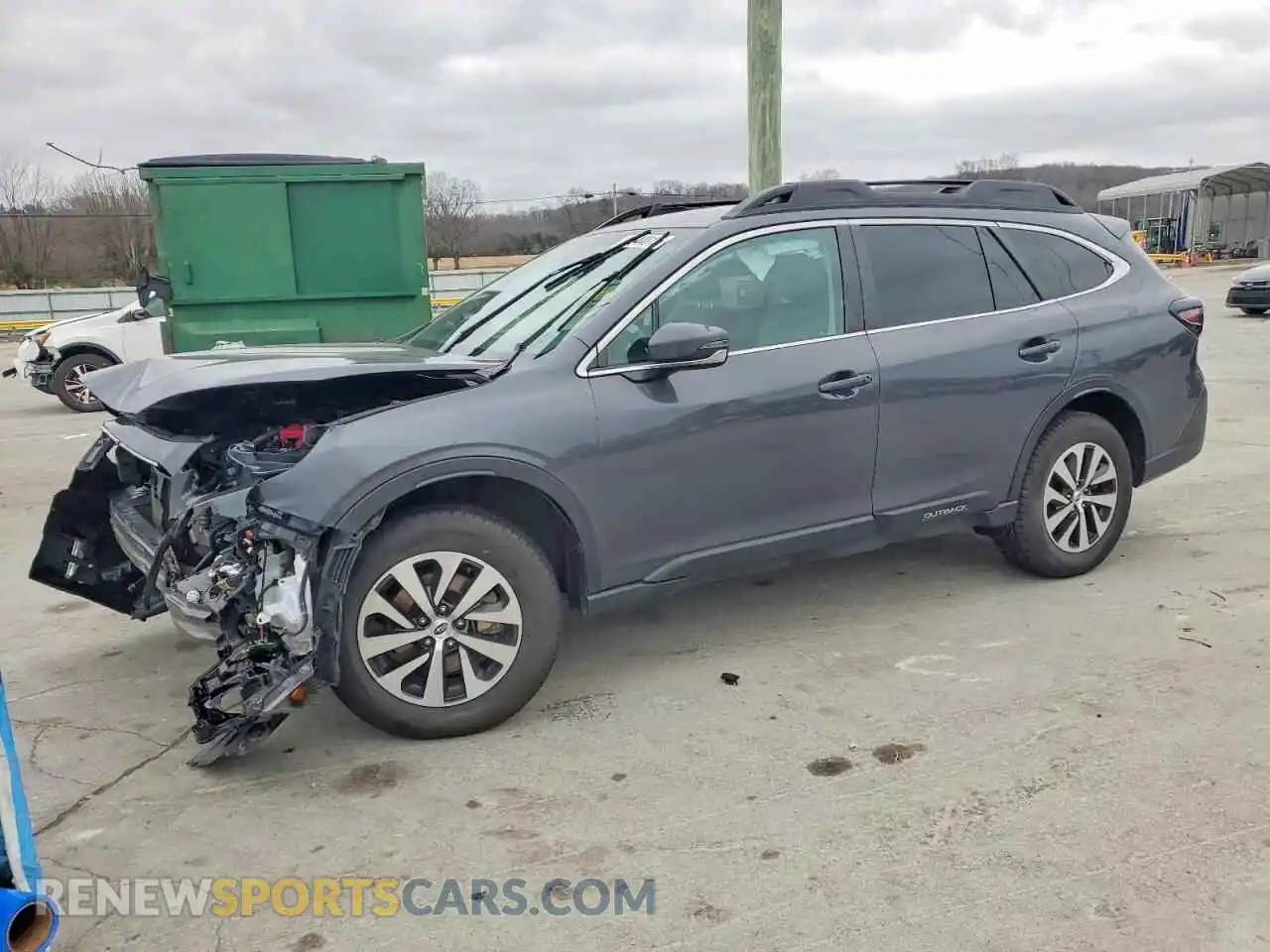 1 Photograph of a damaged car 4S4BTADCXM3212009 SUBARU OUTBACK 2021