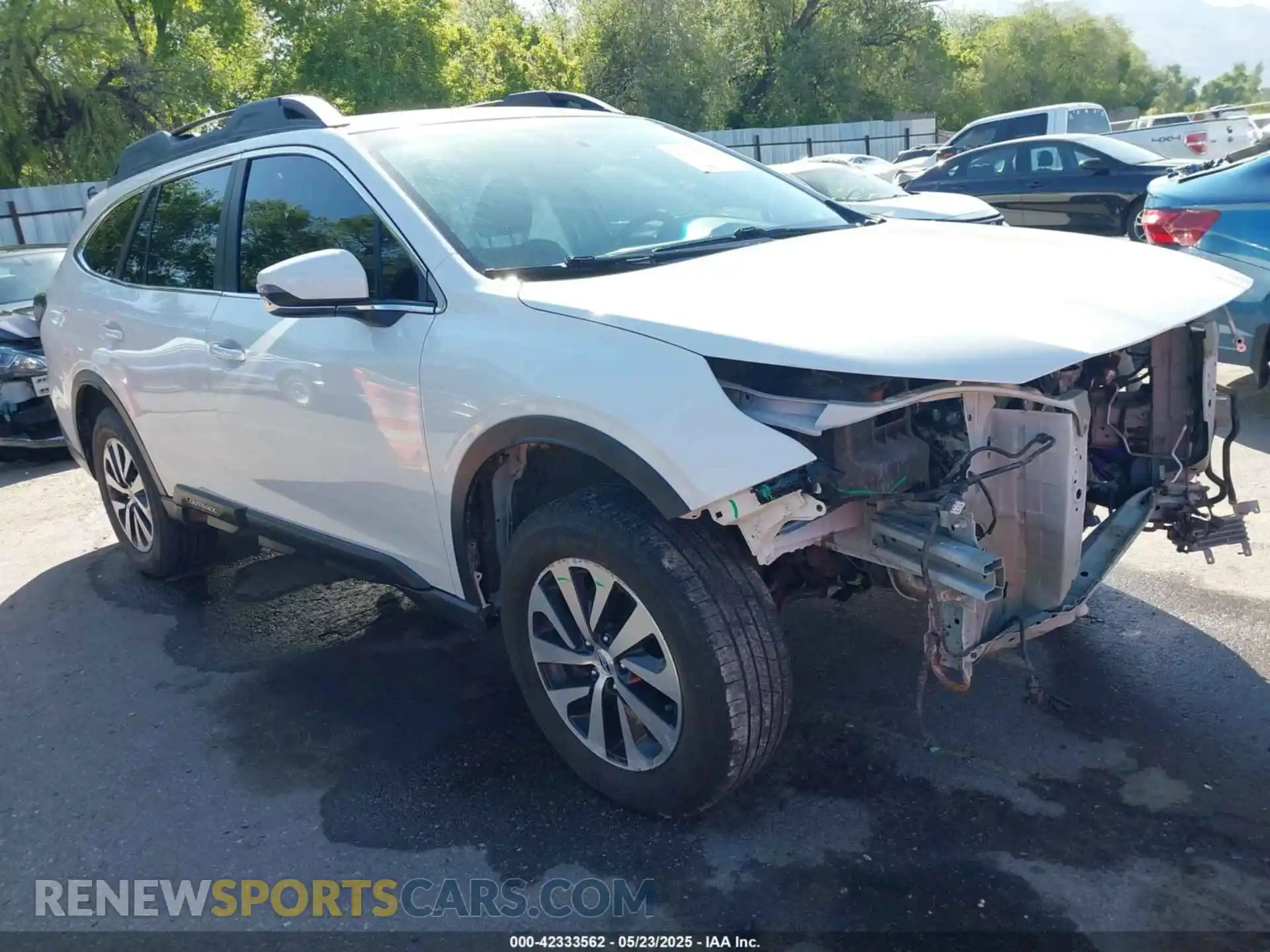 1 Photograph of a damaged car 4S4BTAFC0M3165506 SUBARU OUTBACK 2021