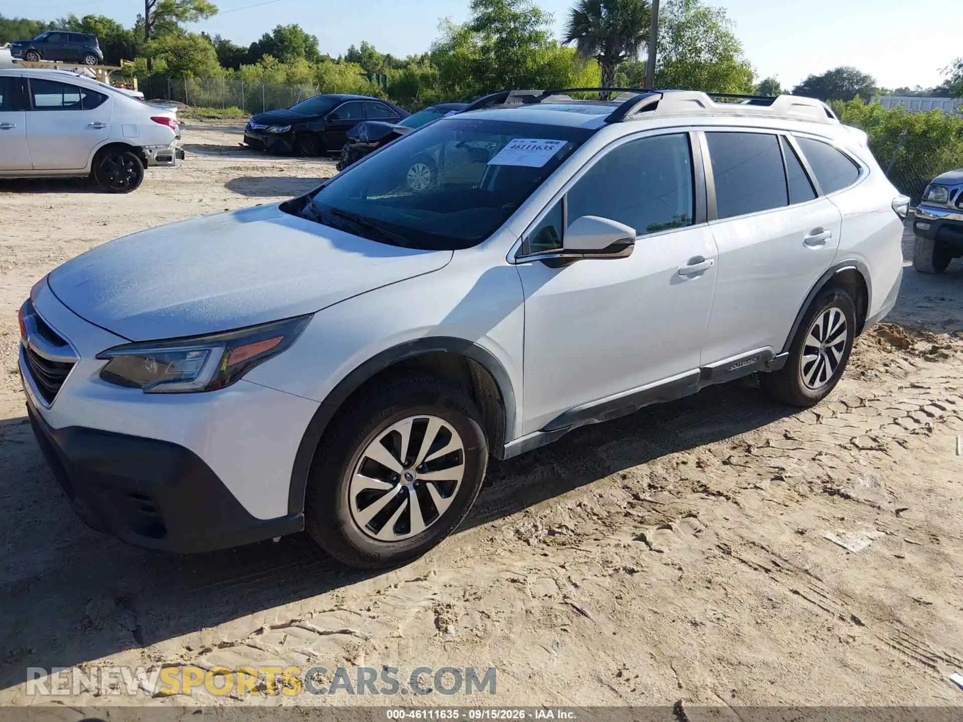 2 fotografías del automóvil dañado 4S4BTAFC0M3210802 SUBARU OUTBACK 2021