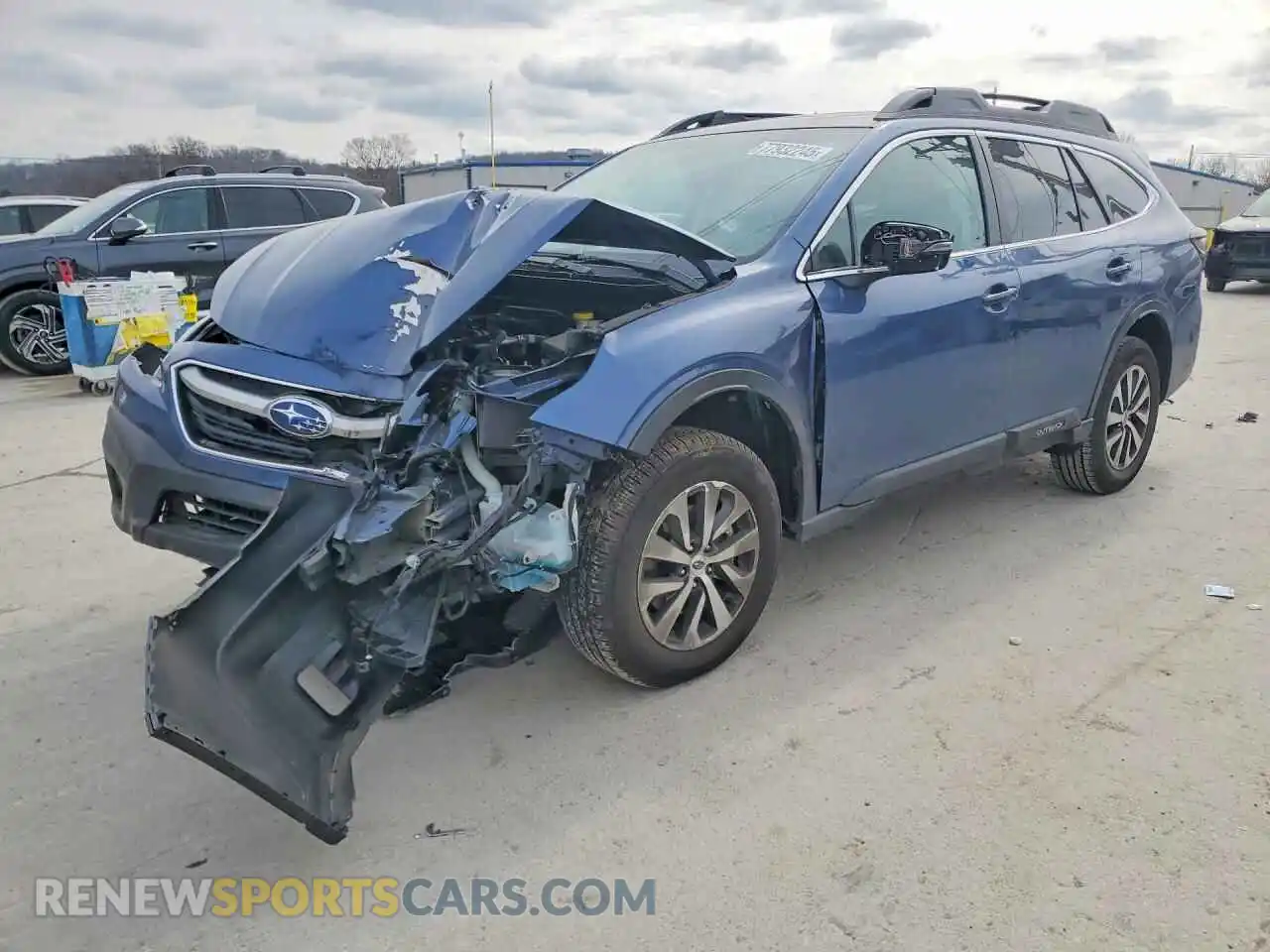 1 Photograph of a damaged car 4S4BTAFC1M3120588 SUBARU OUTBACK 2021