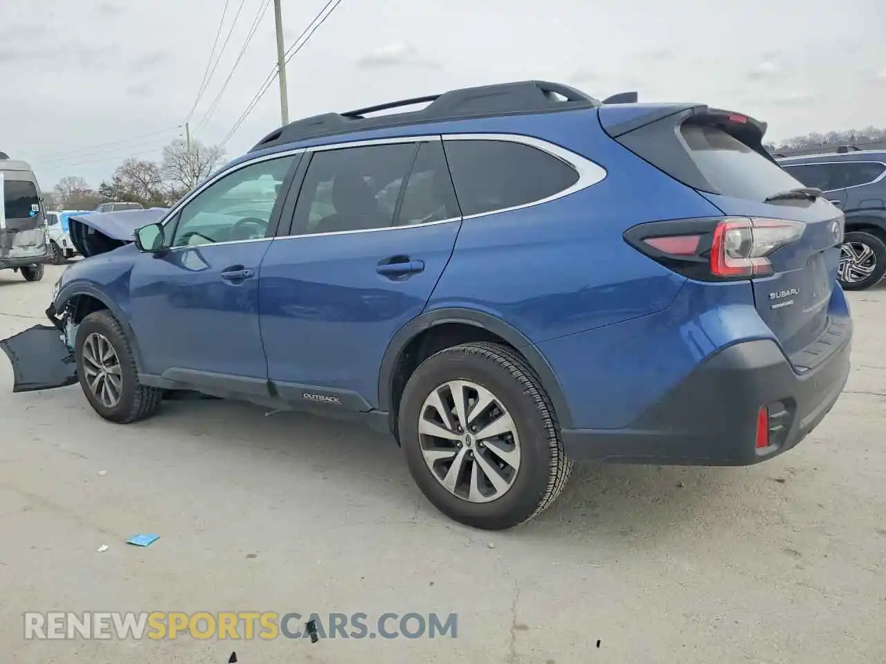 2 Photograph of a damaged car 4S4BTAFC1M3120588 SUBARU OUTBACK 2021