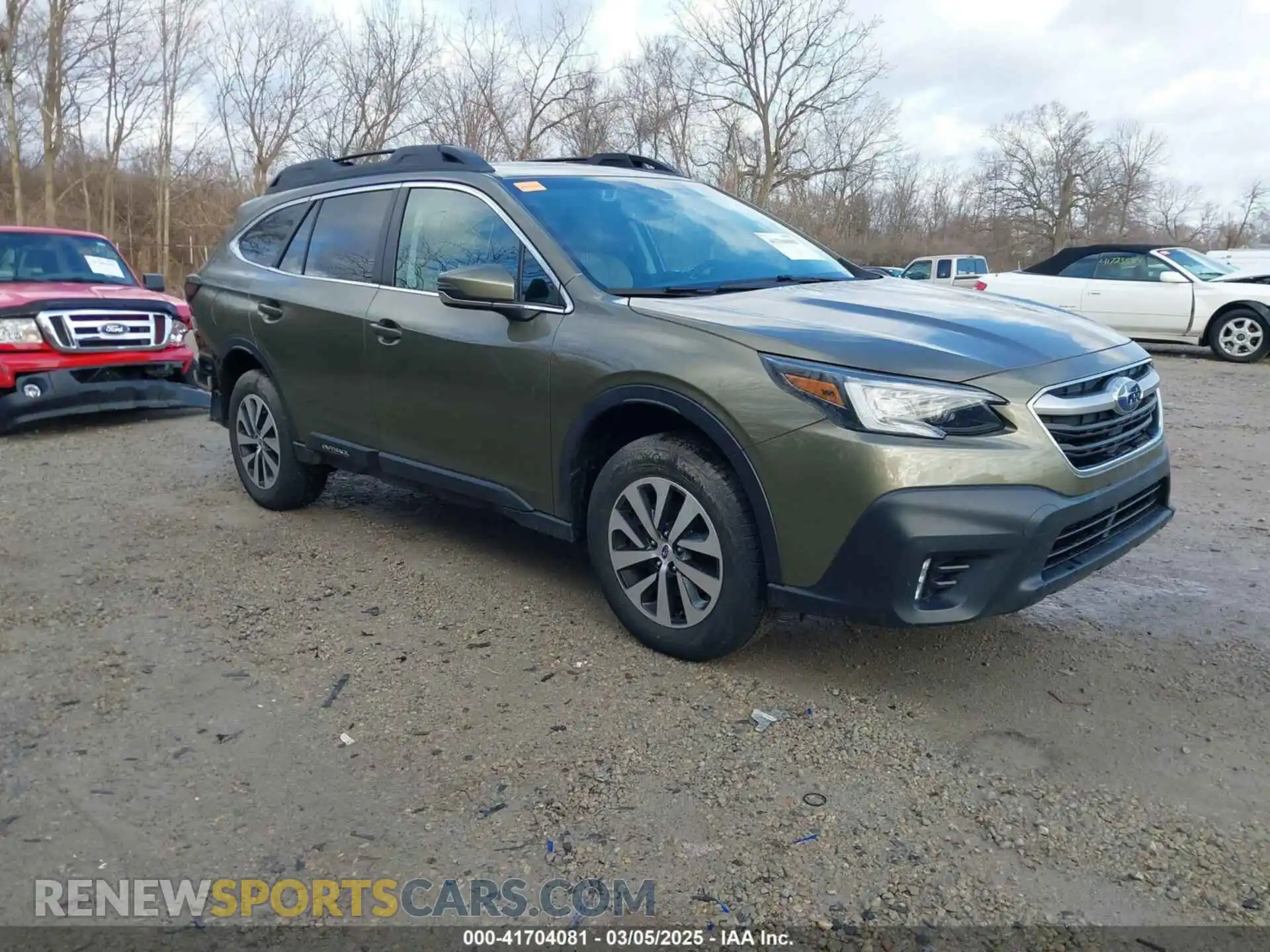 1 Photograph of a damaged car 4S4BTAFC2M3150652 SUBARU OUTBACK 2021