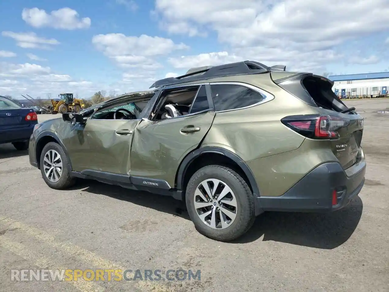 2 Photograph of a damaged car 4S4BTAFC3M3113867 SUBARU OUTBACK 2021