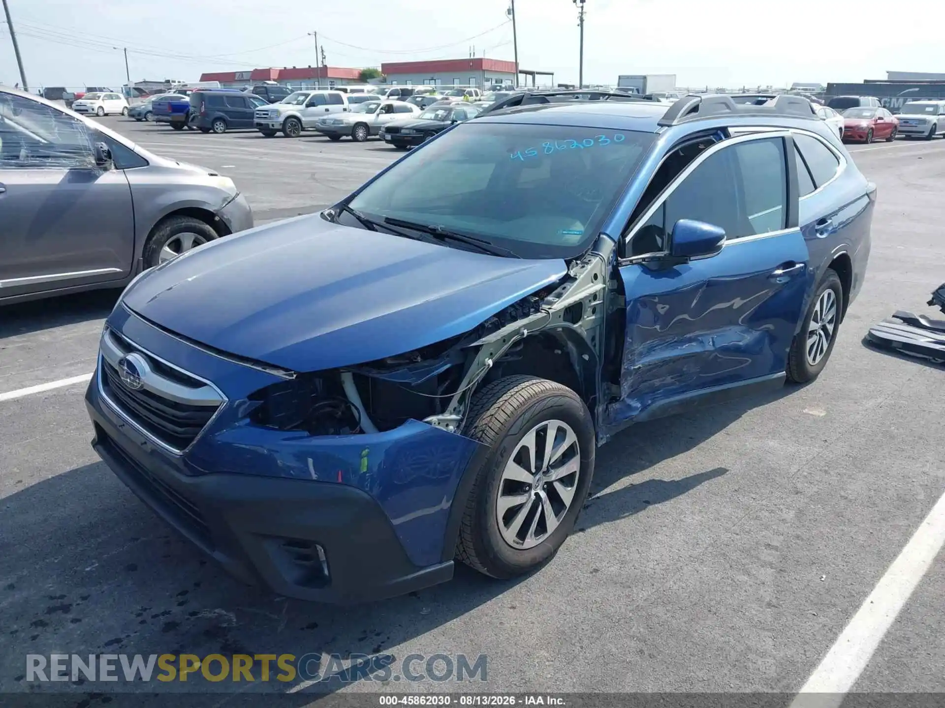 2 Photograph of a damaged car 4S4BTAFC3M3220420 SUBARU OUTBACK 2021