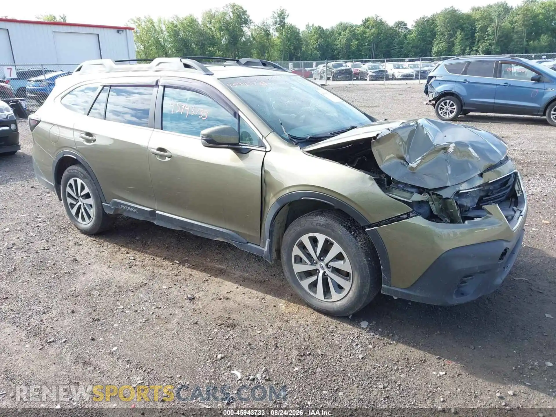1 Photograph of a damaged car 4S4BTAFC4M3178002 SUBARU OUTBACK 2021