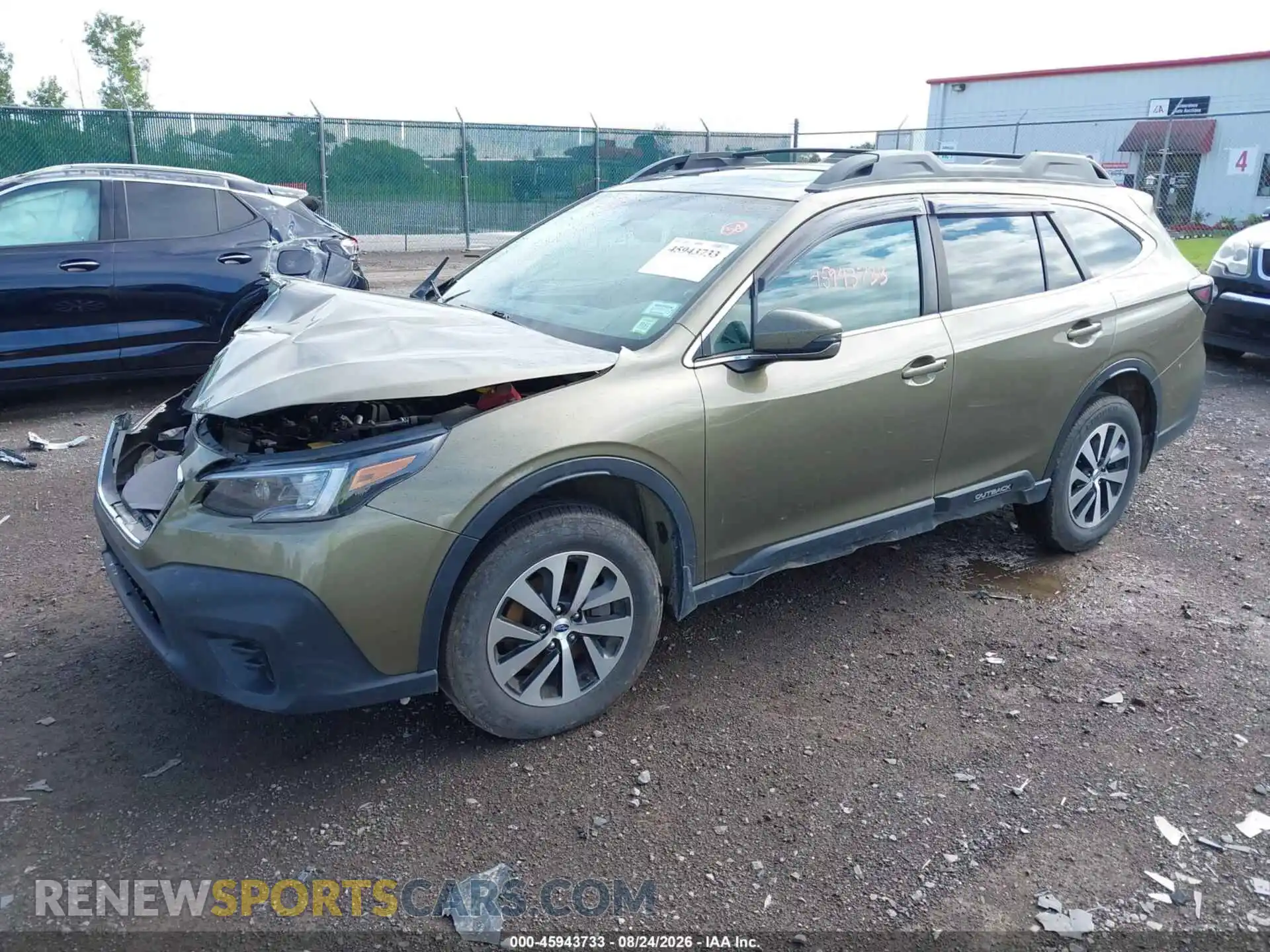 2 Photograph of a damaged car 4S4BTAFC4M3178002 SUBARU OUTBACK 2021