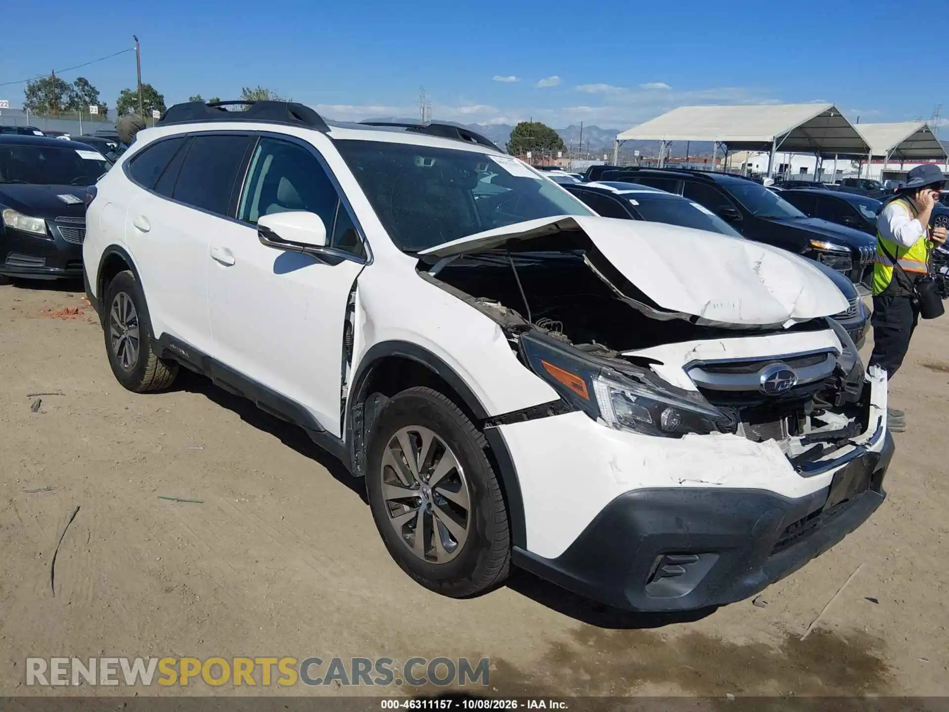 1 fotografías del automóvil dañado 4S4BTAFC4M3220698 SUBARU OUTBACK 2021