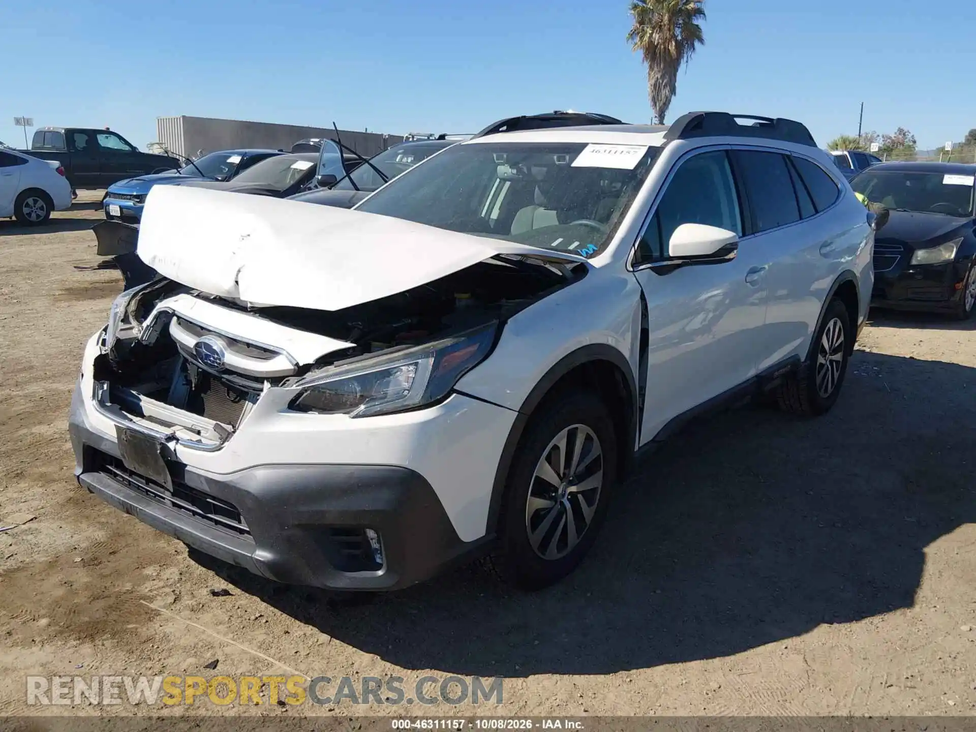 2 fotografías del automóvil dañado 4S4BTAFC4M3220698 SUBARU OUTBACK 2021