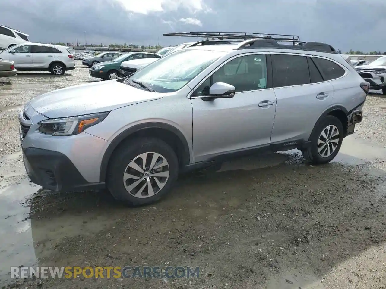 1 Photograph of a damaged car 4S4BTAFC5M3124692 SUBARU OUTBACK 2021