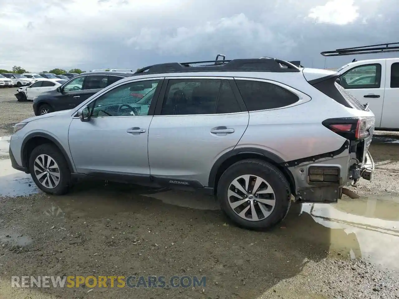 2 Photograph of a damaged car 4S4BTAFC5M3124692 SUBARU OUTBACK 2021