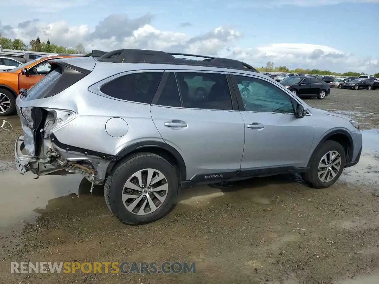 3 Photograph of a damaged car 4S4BTAFC5M3124692 SUBARU OUTBACK 2021