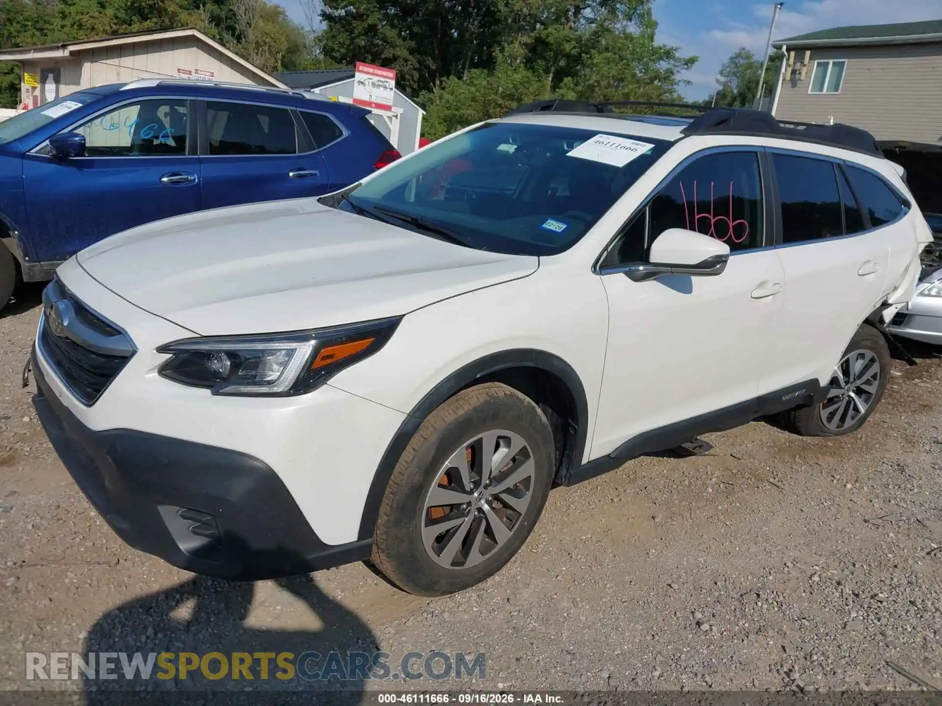 2 Photograph of a damaged car 4S4BTAFC7M3148119 SUBARU OUTBACK 2021