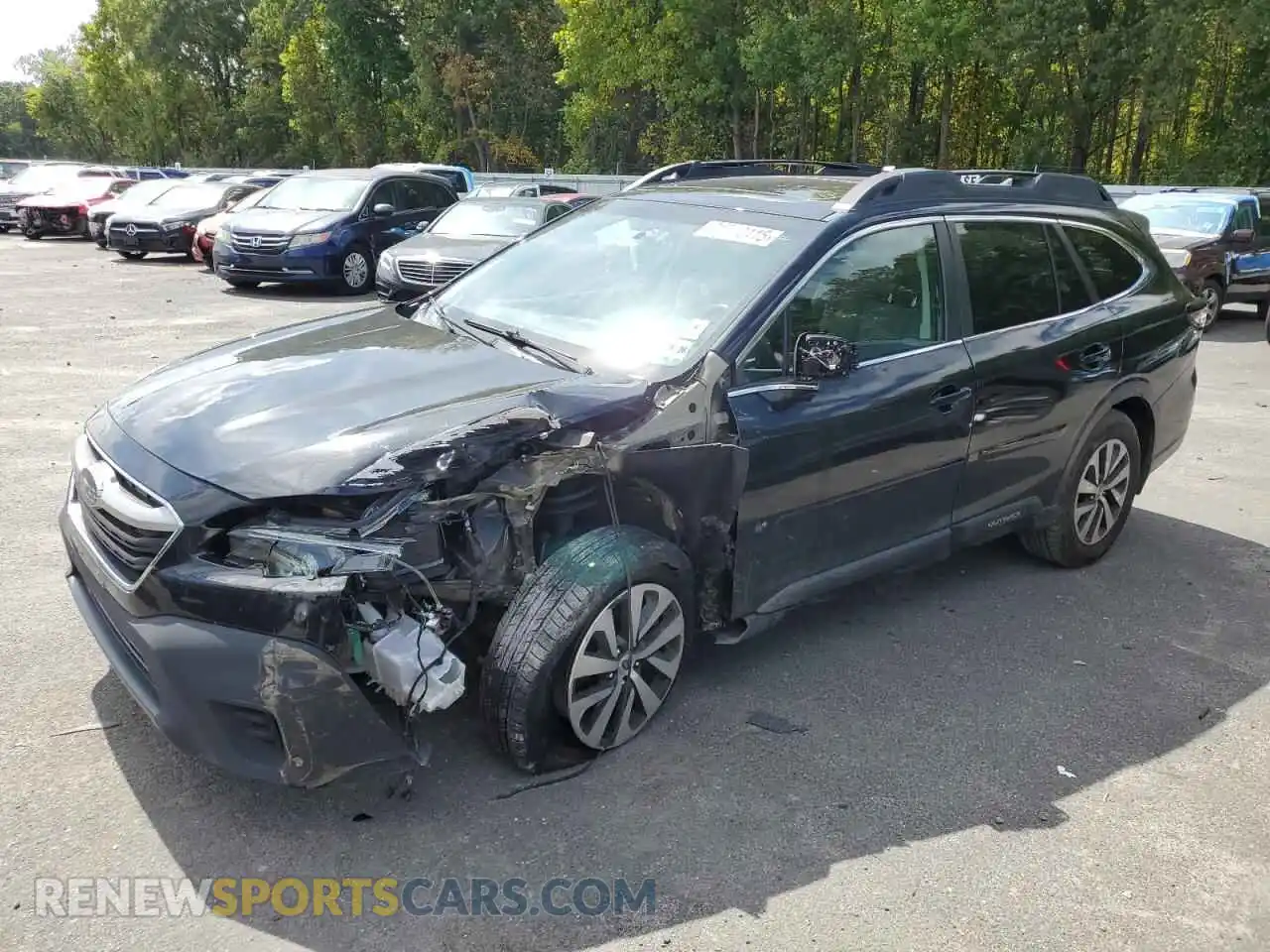 1 Photograph of a damaged car 4S4BTAFC8M3122970 SUBARU OUTBACK 2021