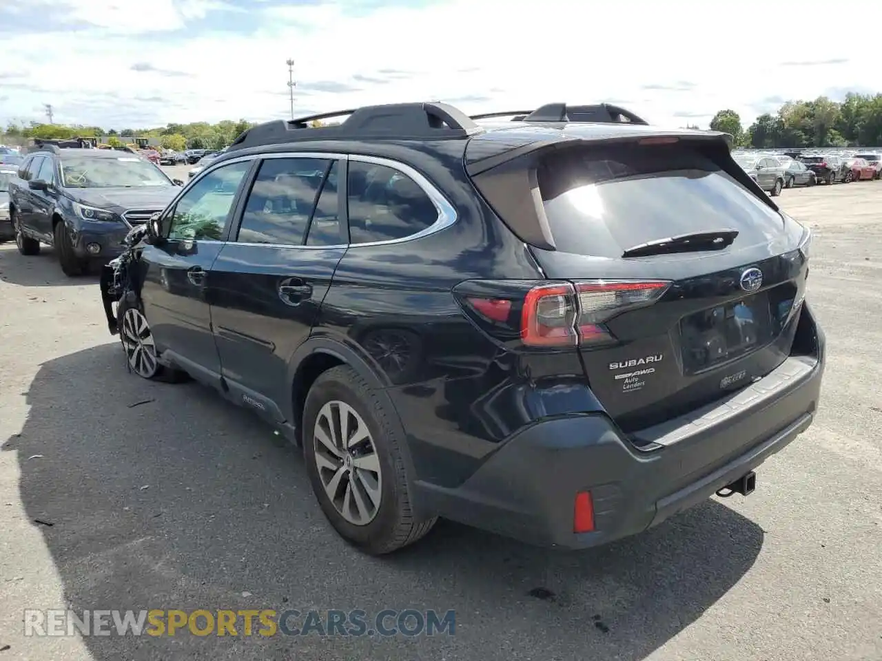 2 Photograph of a damaged car 4S4BTAFC8M3122970 SUBARU OUTBACK 2021