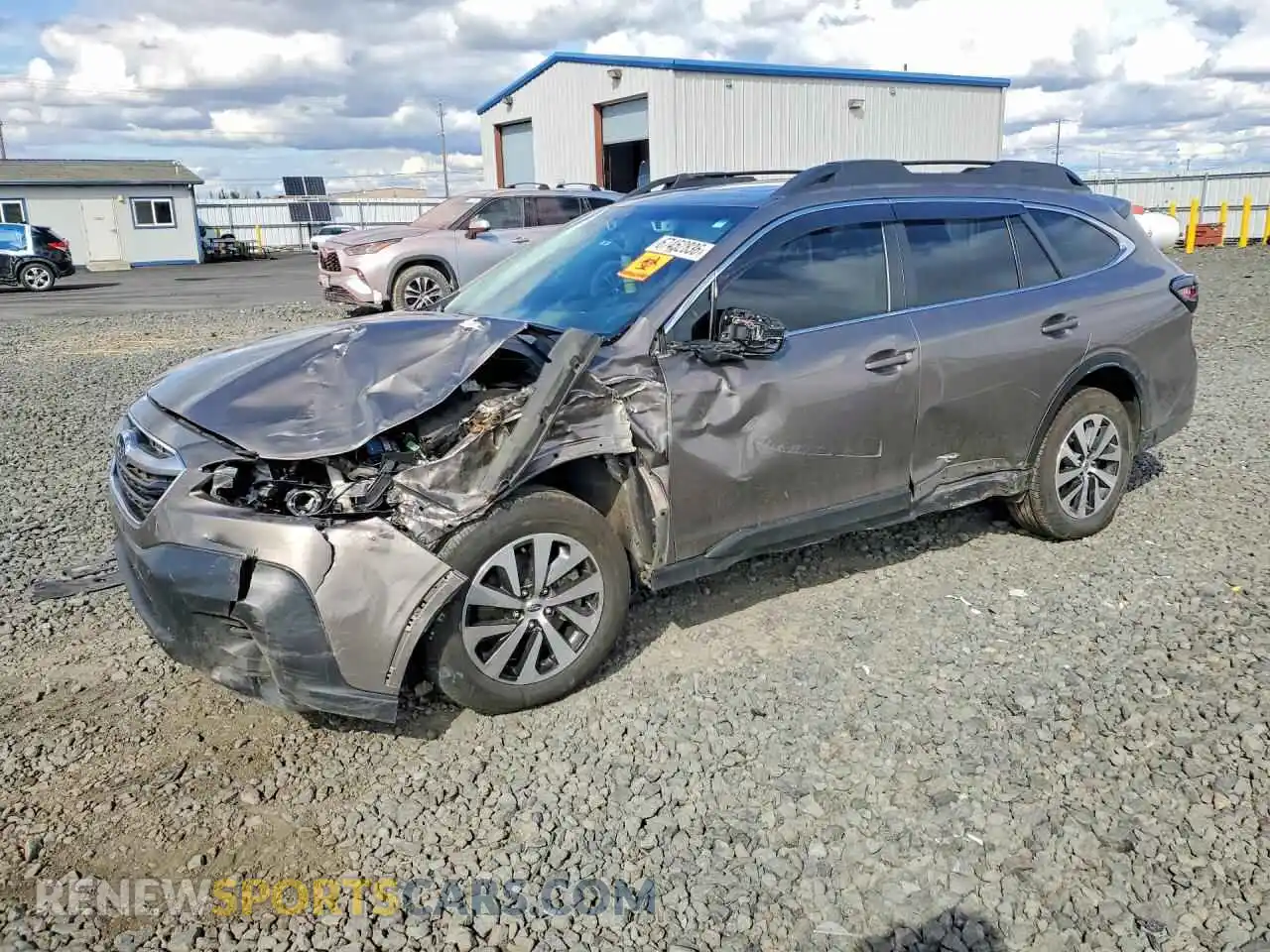 1 Photograph of a damaged car 4S4BTAFC9M3147795 SUBARU OUTBACK 2021