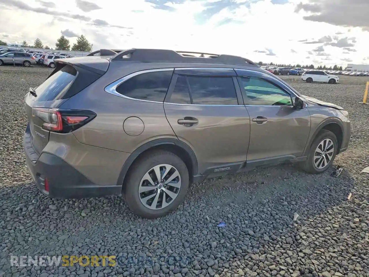 3 Photograph of a damaged car 4S4BTAFC9M3147795 SUBARU OUTBACK 2021