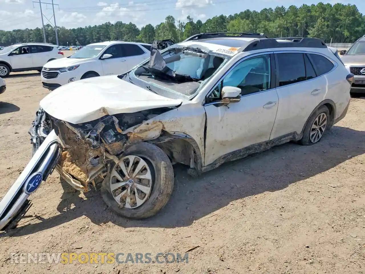 1 Photograph of a damaged car 4S4BTAFCXM3227462 SUBARU OUTBACK 2021