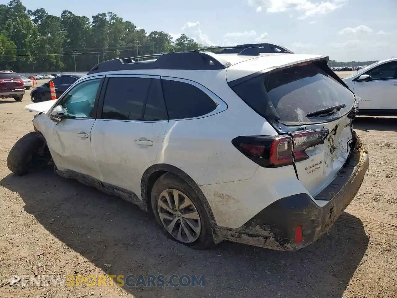 2 Photograph of a damaged car 4S4BTAFCXM3227462 SUBARU OUTBACK 2021