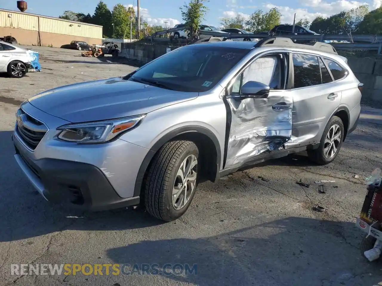 1 Photograph of a damaged car 4S4BTAMC3M3100958 SUBARU OUTBACK 2021