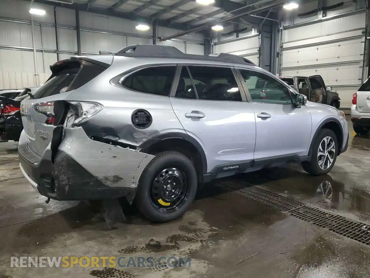 3 fotografías del automóvil dañado 4S4BTAMC3M3113015 SUBARU OUTBACK 2021