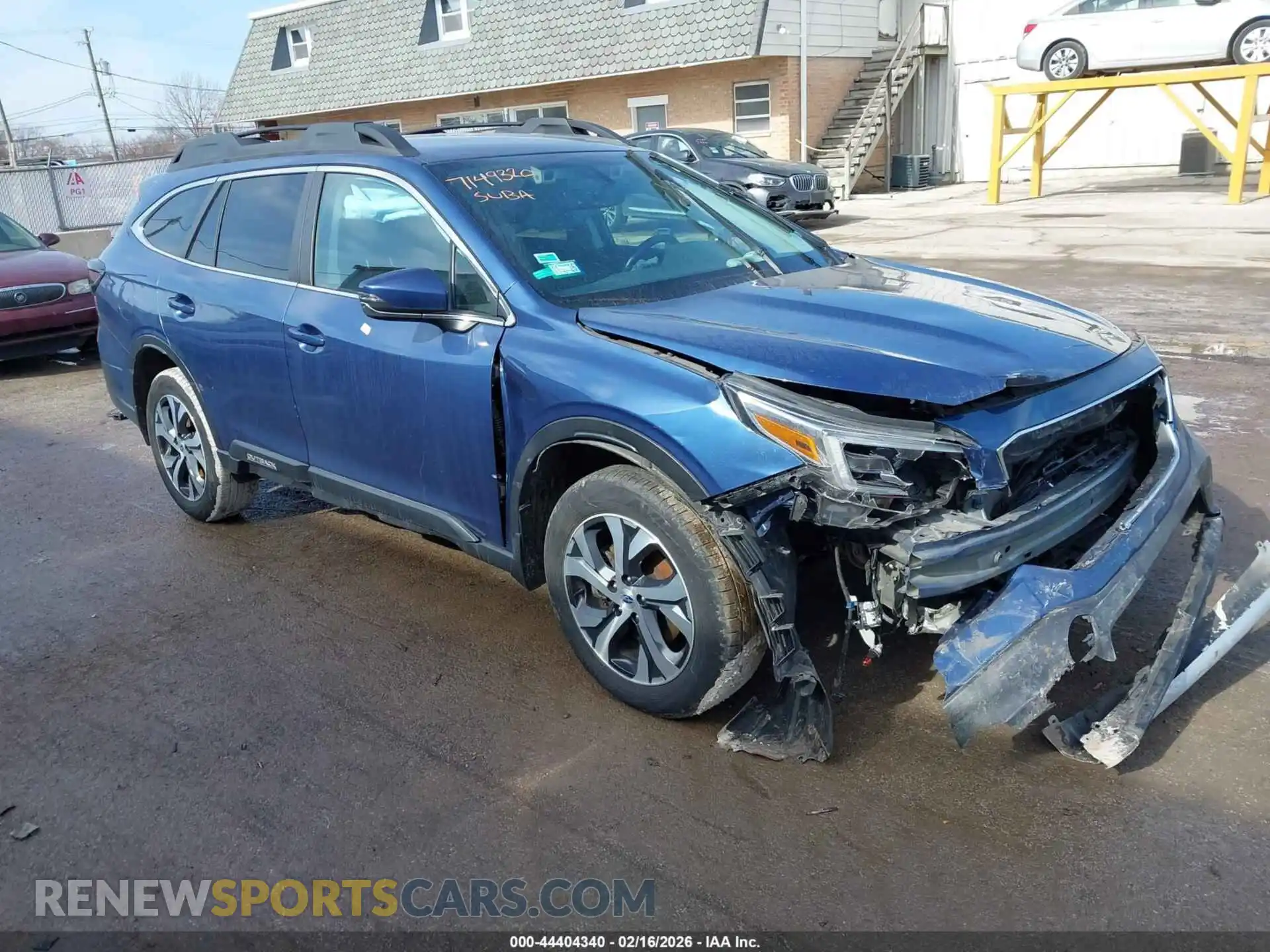 1 Photograph of a damaged car 4S4BTAMC3M3134785 SUBARU OUTBACK 2021