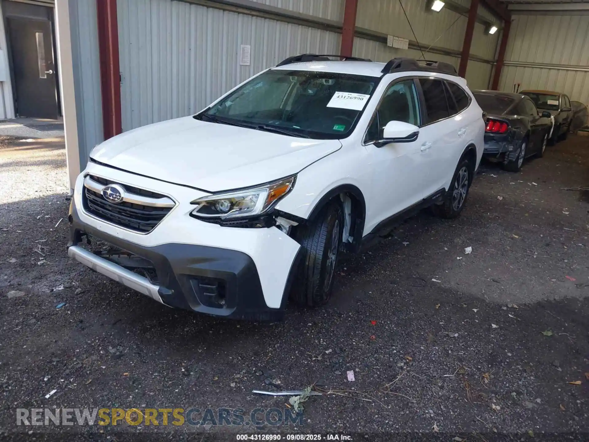2 Photograph of a damaged car 4S4BTAMC4M3150607 SUBARU OUTBACK 2021
