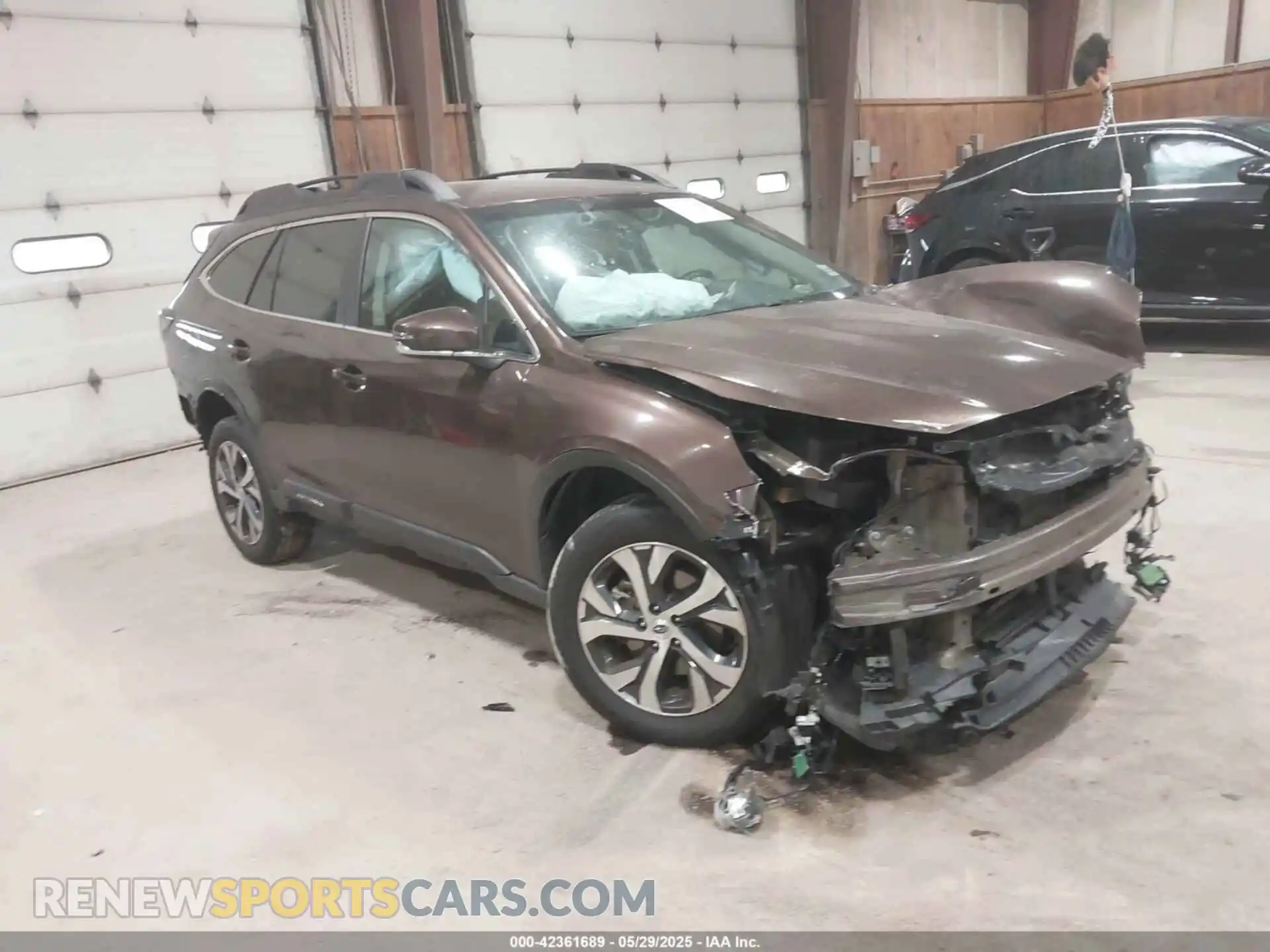 1 Photograph of a damaged car 4S4BTAMC8M3128500 SUBARU OUTBACK 2021