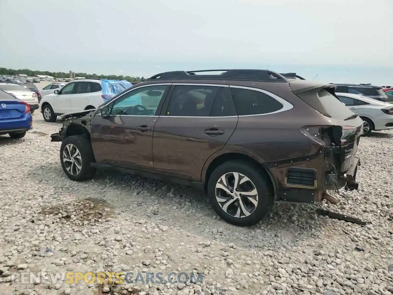 2 Photograph of a damaged car 4S4BTAMC8M3156863 SUBARU OUTBACK 2021