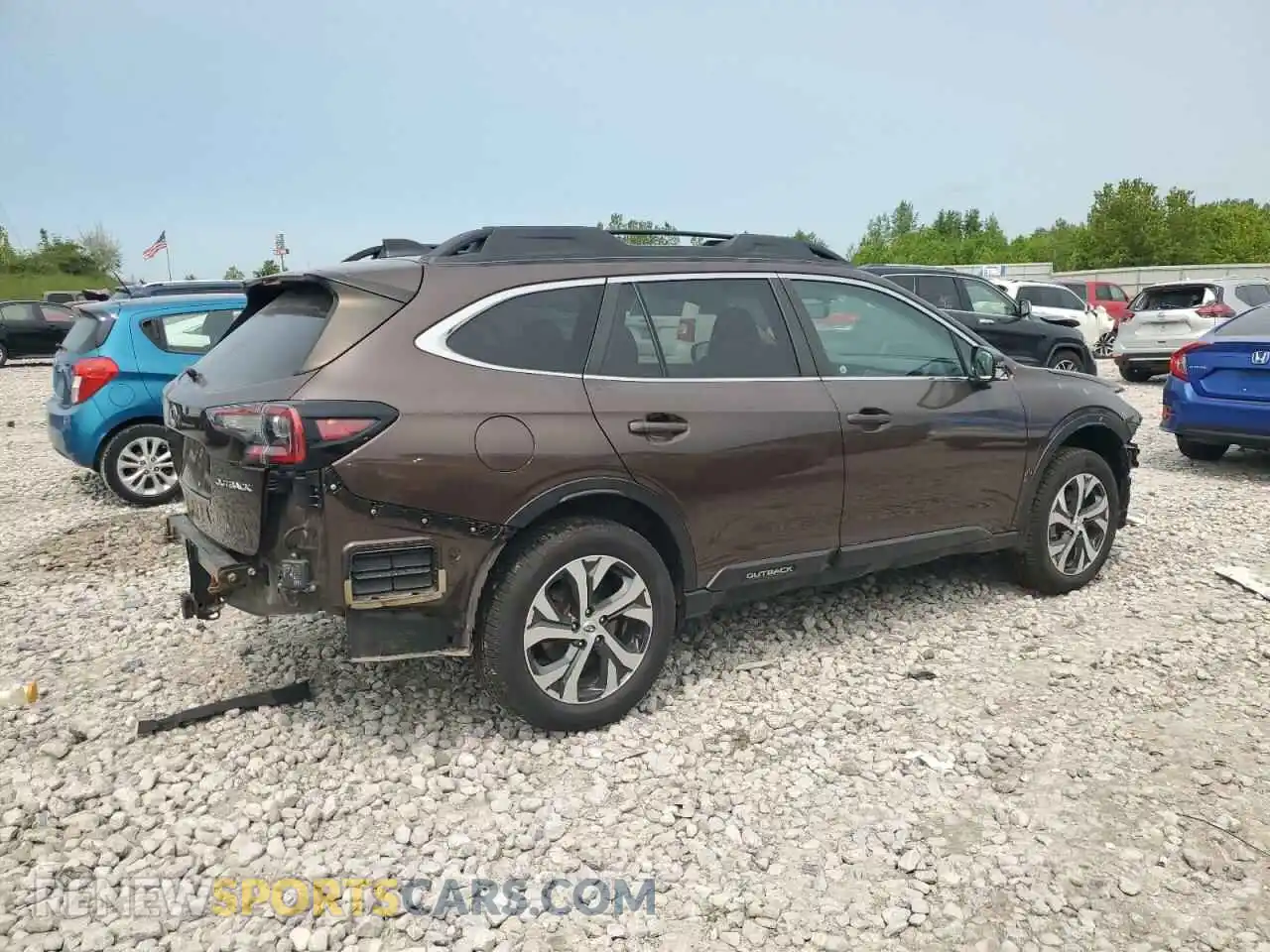 3 Photograph of a damaged car 4S4BTAMC8M3156863 SUBARU OUTBACK 2021
