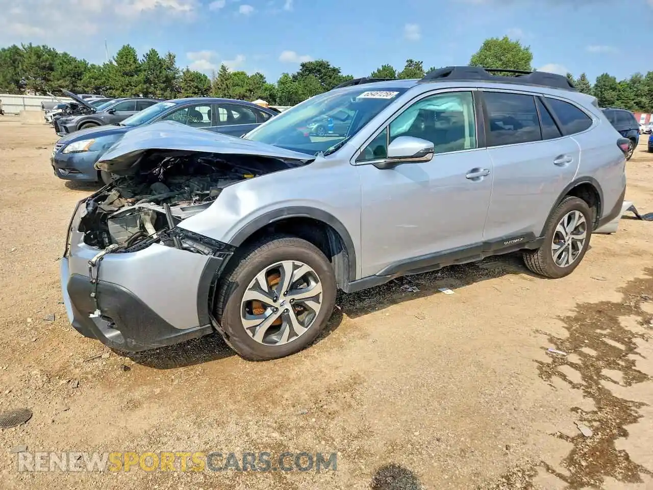 1 Photograph of a damaged car 4S4BTANC0M3102259 SUBARU OUTBACK 2021