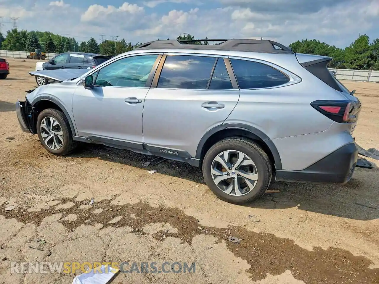 2 Photograph of a damaged car 4S4BTANC0M3102259 SUBARU OUTBACK 2021