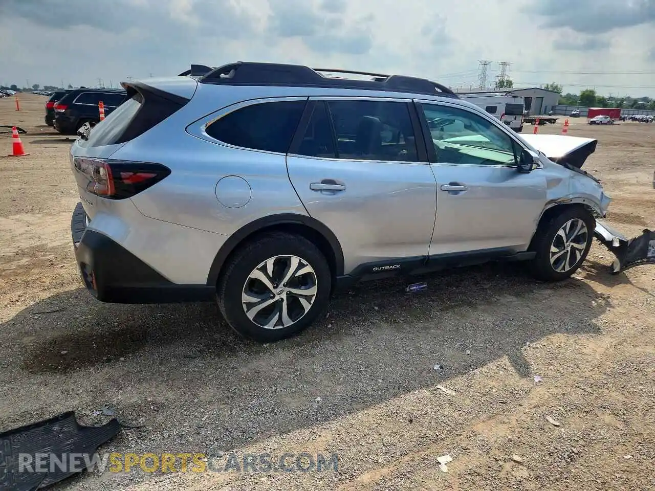 3 Photograph of a damaged car 4S4BTANC0M3102259 SUBARU OUTBACK 2021