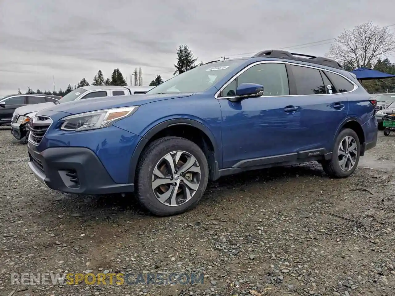 1 Photograph of a damaged car 4S4BTANC0M3134788 SUBARU OUTBACK 2021