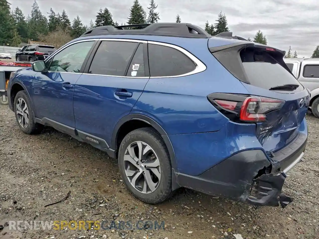 2 Photograph of a damaged car 4S4BTANC0M3134788 SUBARU OUTBACK 2021