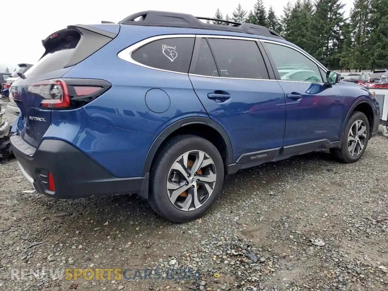 3 Photograph of a damaged car 4S4BTANC0M3134788 SUBARU OUTBACK 2021