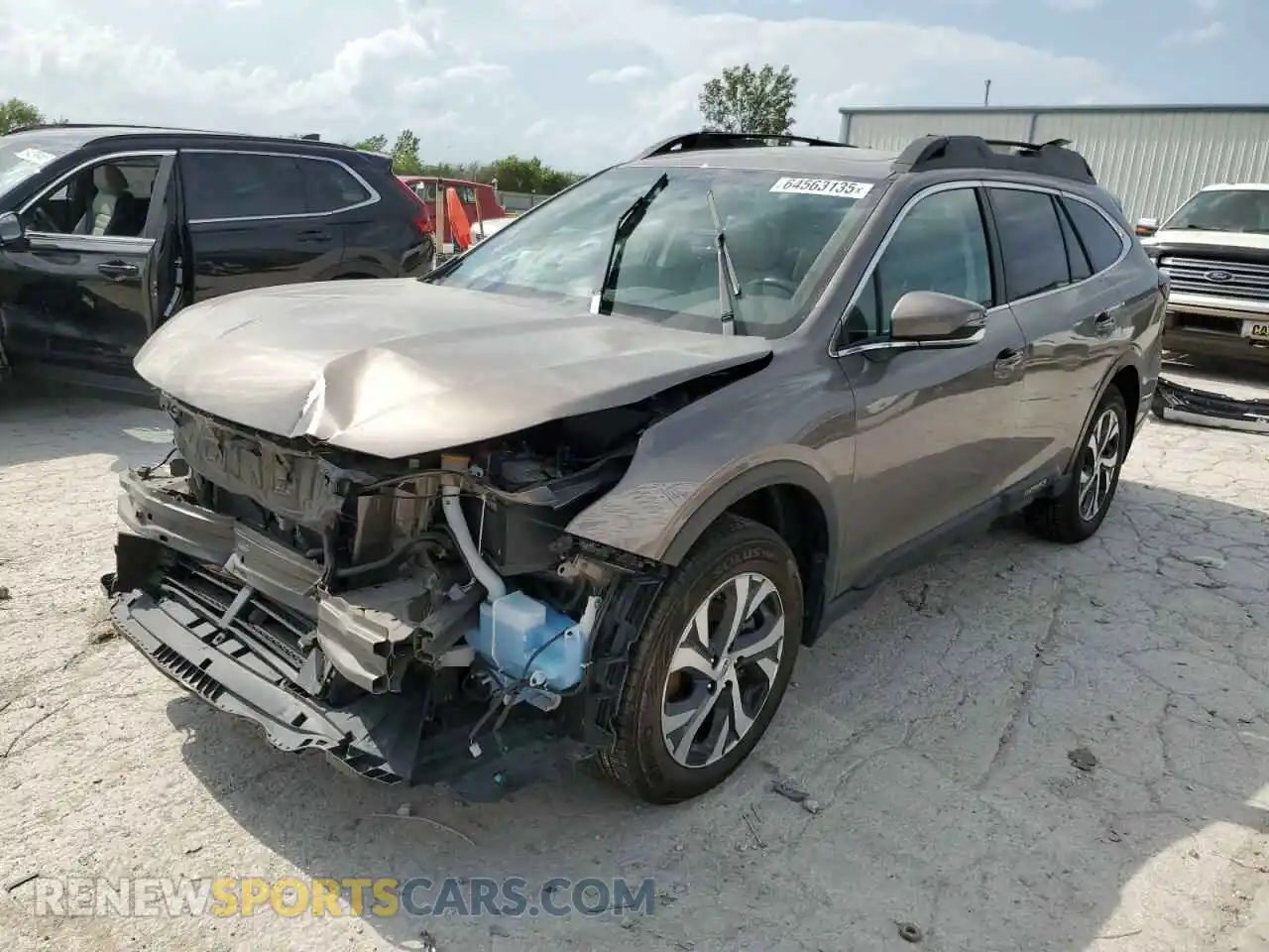 1 Photograph of a damaged car 4S4BTANC0M3143829 SUBARU OUTBACK 2021