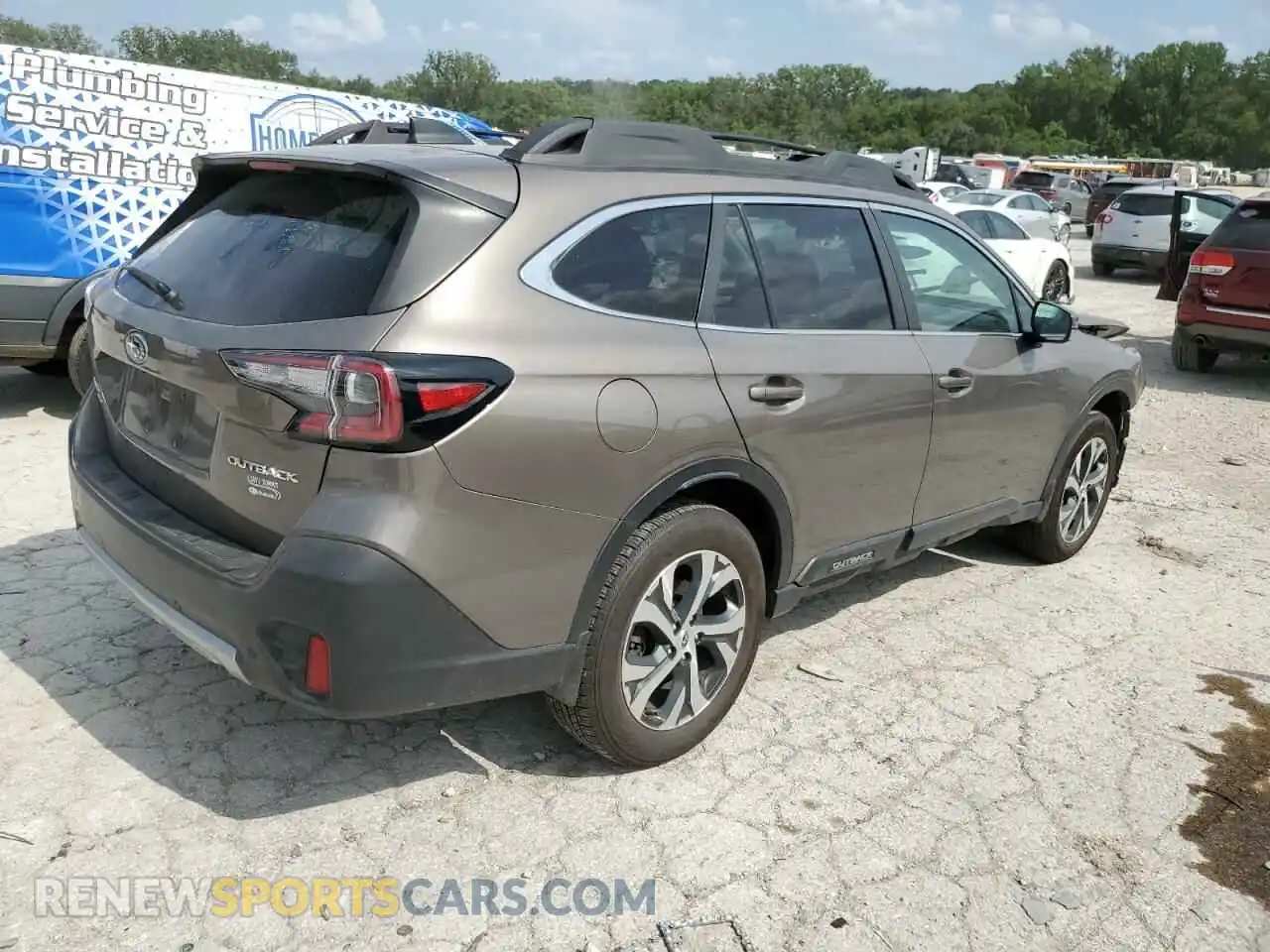 3 Photograph of a damaged car 4S4BTANC0M3143829 SUBARU OUTBACK 2021