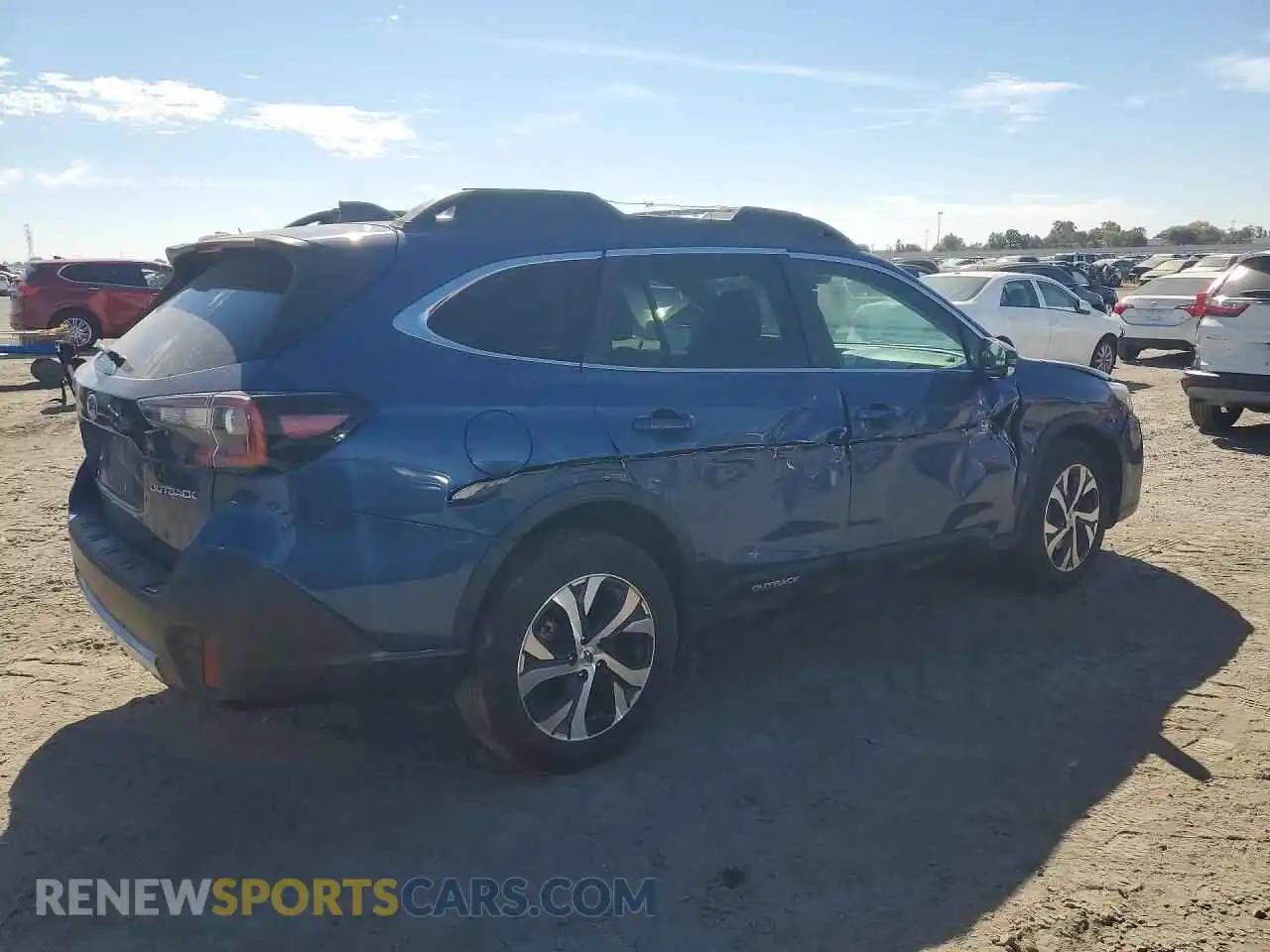 3 Photograph of a damaged car 4S4BTANC0M3165801 SUBARU OUTBACK 2021